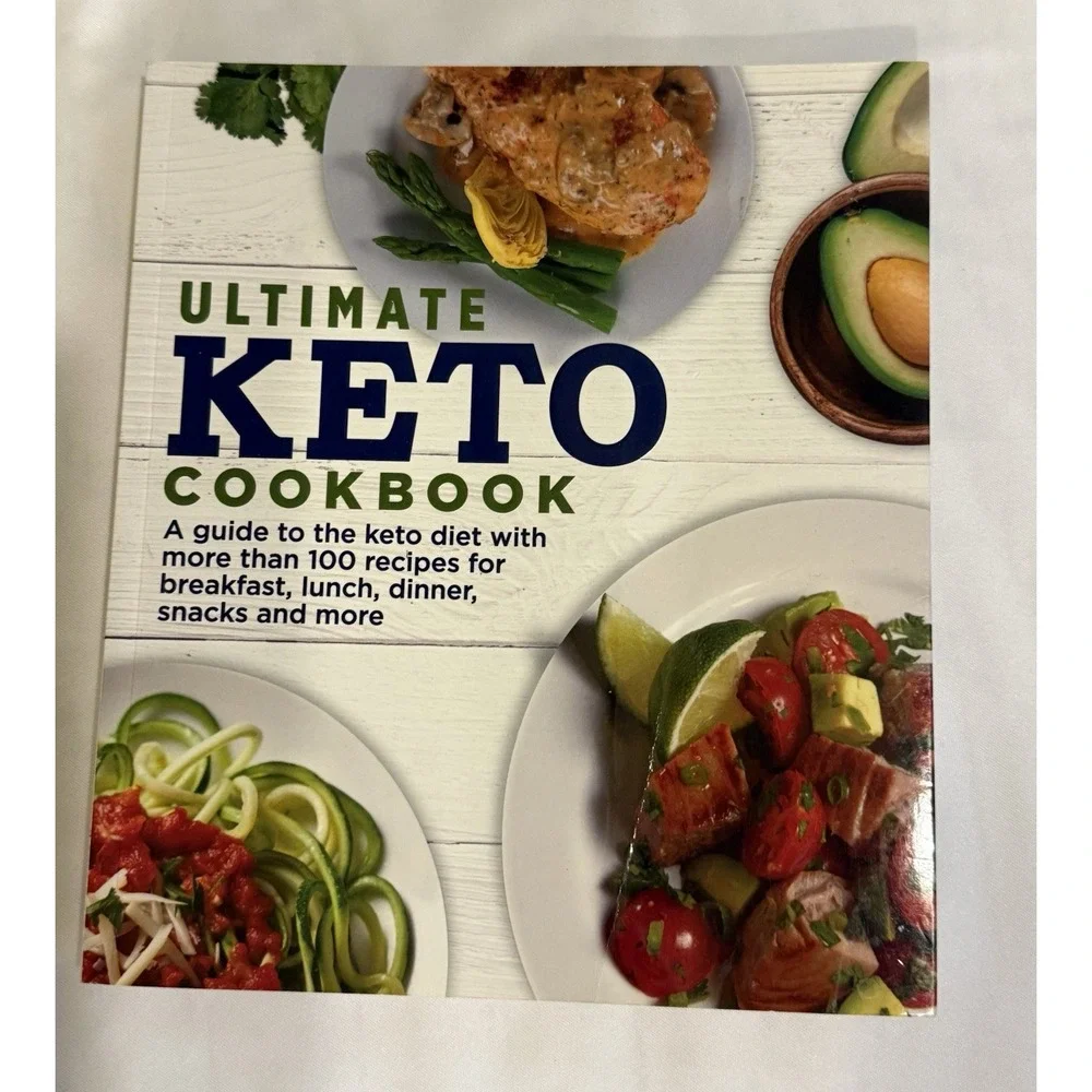 Ultimate Keto Cookbook 100+ Low Carb Recipes Paperback Cookbook
